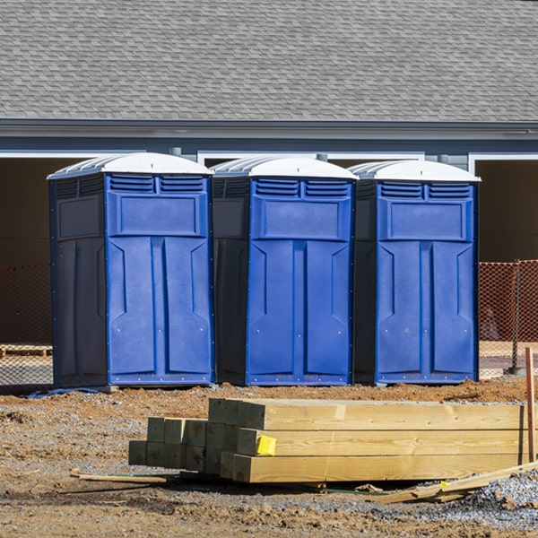 how do you dispose of waste after the porta potties have been emptied in Libertyville